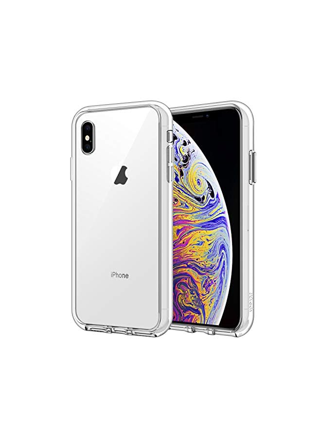 جي تيك حالة iPhone XS Max Max 6.5 بوصة ، وغطاء للهاتف غير الصدمية غير الصفراء ، واضطراب مضاد للخلع (واضح) - Image 1