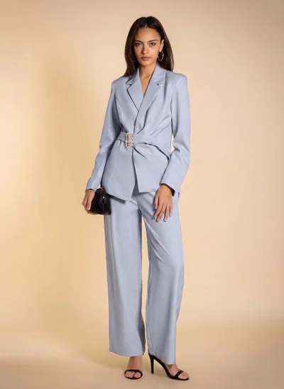 شايبس DOUBLE-BREASTED STATEMENT BLAZER SET