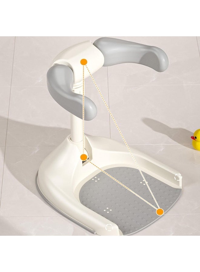Adjustable Standing Baby Shower Stand - Safe & Portable Infant Bath Helper - Image 4