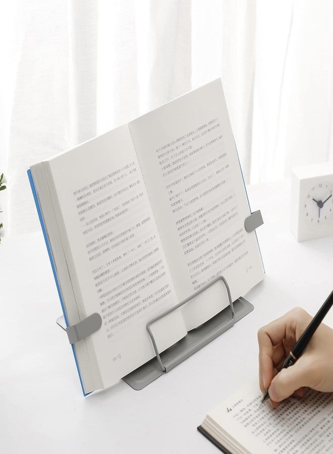 COLBEX حامل كتب COLBEX / حامل كتب / منظم كتب - حامل كتب طبخ معدني محمول قابل للتعديل والطي، حامل كتب وصفات، حامل كتب دراسية، حامل موسيقى، حوامل كتب - Image 5