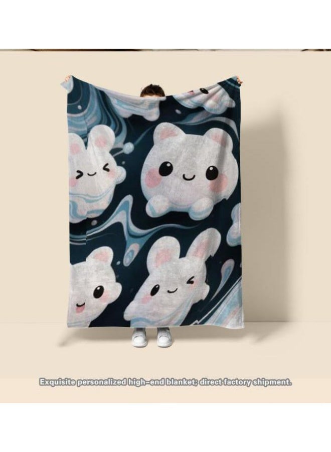 general Baby and children's cartoon flannel thin blanket (warm and comfortable, suitable for sleep, game use) 70cm*100cm - Image 4