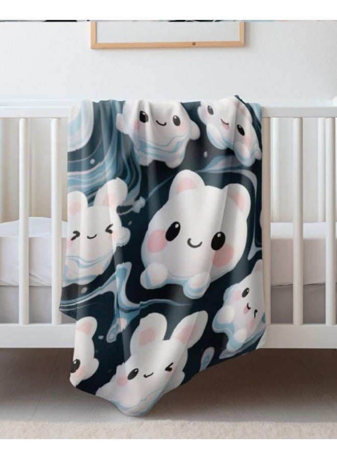 general Baby and children's cartoon flannel thin blanket (warm and comfortable, suitable for sleep, game use) 70cm*100cm - Image 5