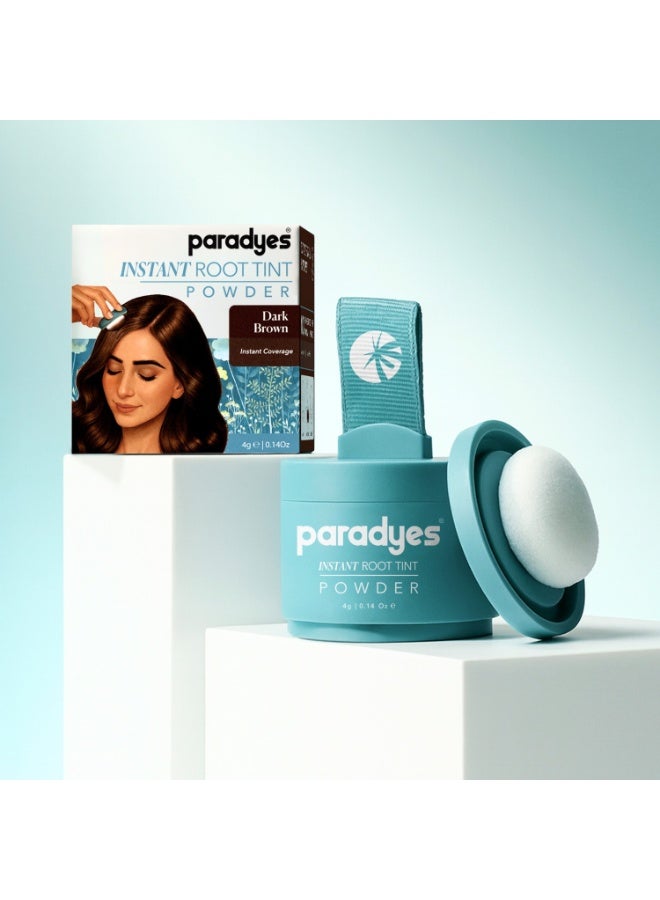 Paradyes Instant Tint Root Touch-up Powder (Dark Brown) - Image 2