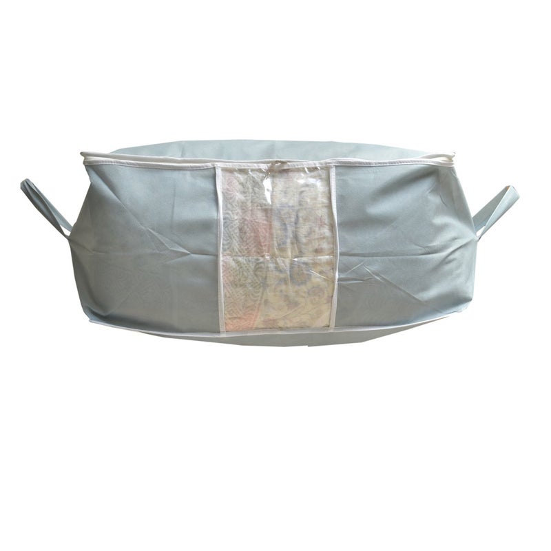 Kuber Industries 4 Piece Non Woven Underbed Storage Organiser Set Grey VARIAUNDER02 - Image 2
