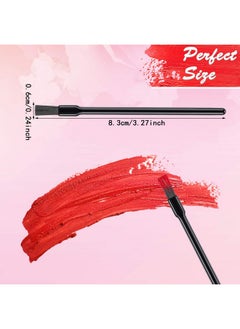 Patelai 150 Pieces Disposable Lip Gloss Brushes Lipstick Wands Flat Brush Multifunctional Makeup Brush Applicator Tool For Makeup Cosmetic  - Image 2