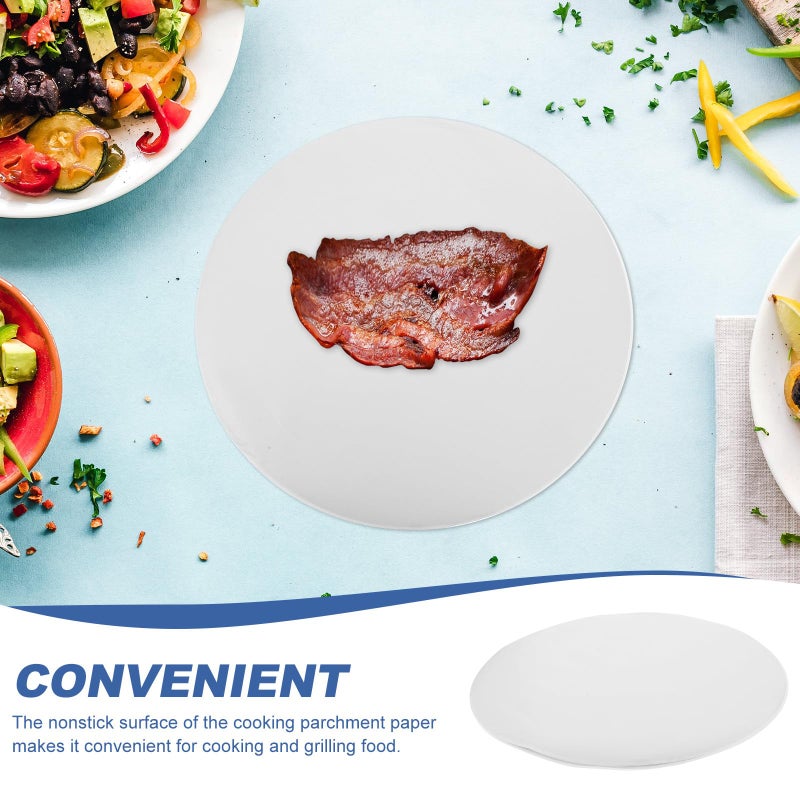 Round Parchment Paper Sheets 25Cm Non Stick Baking Grilling Circles 100 Pieces - Image 4