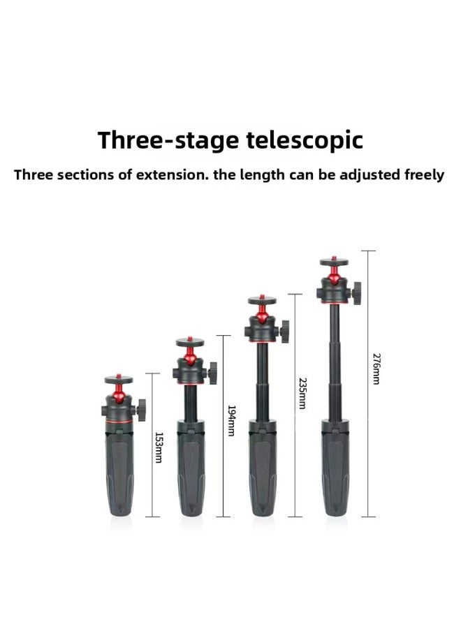 General - Desktop Extension Pole Tripod Mini Selfie Pole Micro SLR Vlog Video Mobile Phone Live Broadcast Stand-Color:White+blue - Image 1