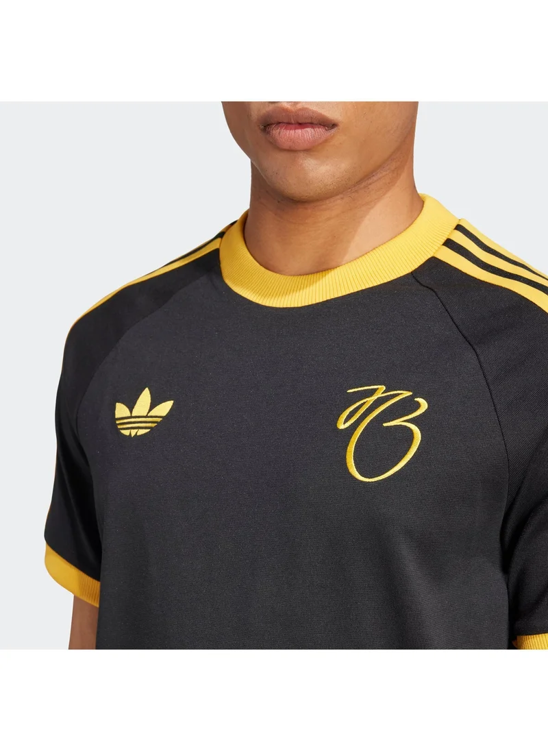 اديداس تيشيرت كرة قدم رجالي أسود