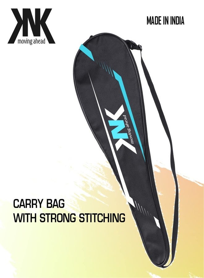 KNK Aluminium Badminton Racket 2 Pieces with Nylon Shuttles with Full-Cover Set (Set 2 with Cover) - Image 3
