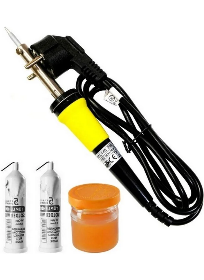 BarkoFix 60W Professional Soldering Machine Pen Soldering Iron 2 Soldering Wire 1 Piece Paste