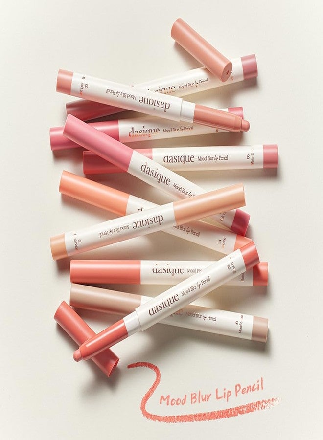 dasique Mood Blur Lip Pencil, 03 Peach Cream, 0.03 oz (0.9 g) - Image 4
