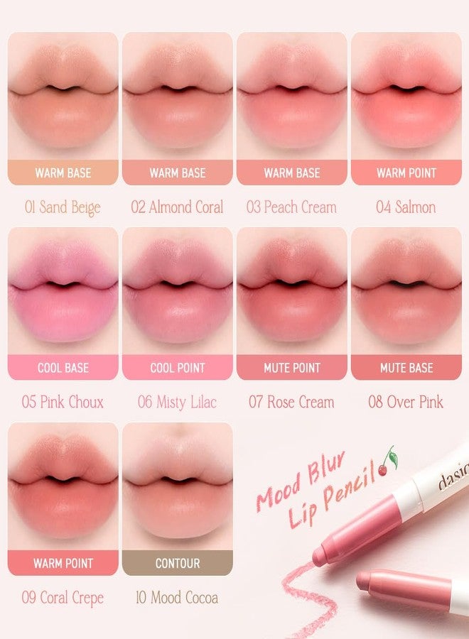 dasique Mood Blur Lip Pencil, 03 Peach Cream, 0.03 oz (0.9 g) - Image 5