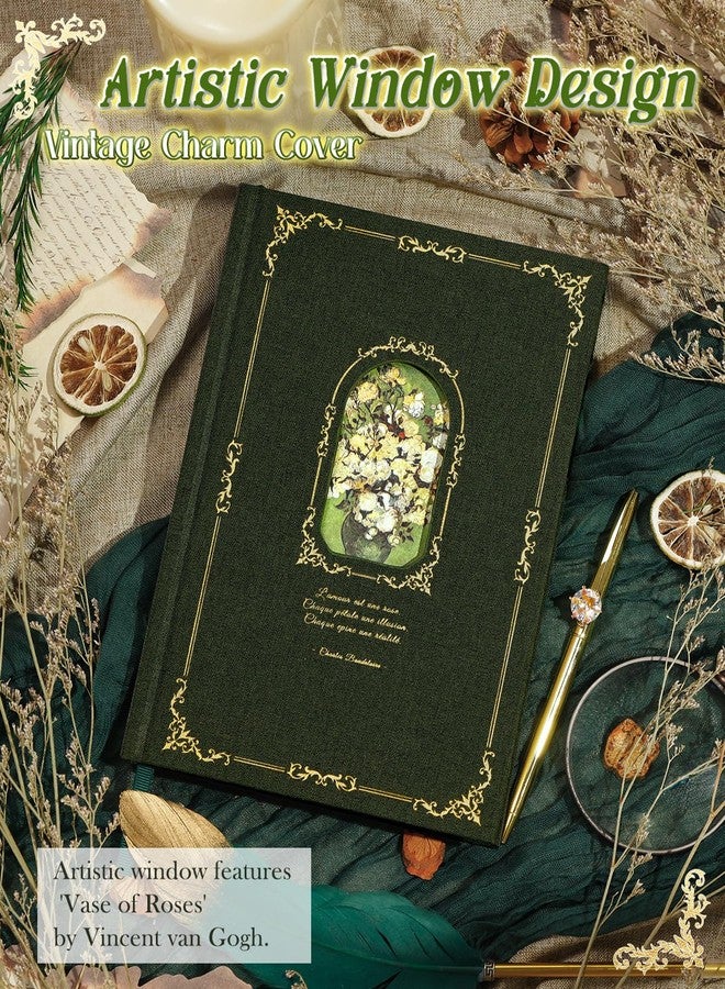 hi!SCI Lined Journal Notebook for Women, 360 Pages Journal for Writing (Deep Olive Green) - Image 5
