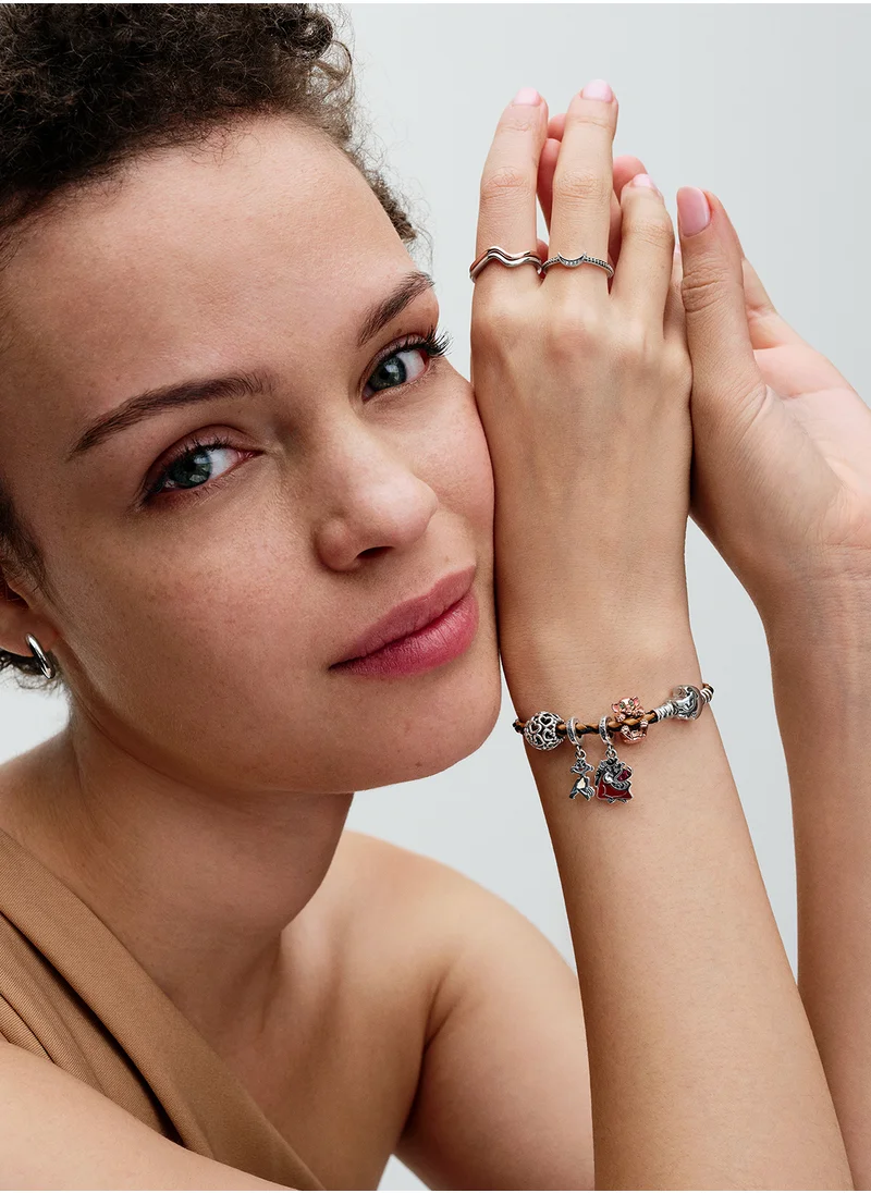 باندورا Sterling Silver Hoop Earrings