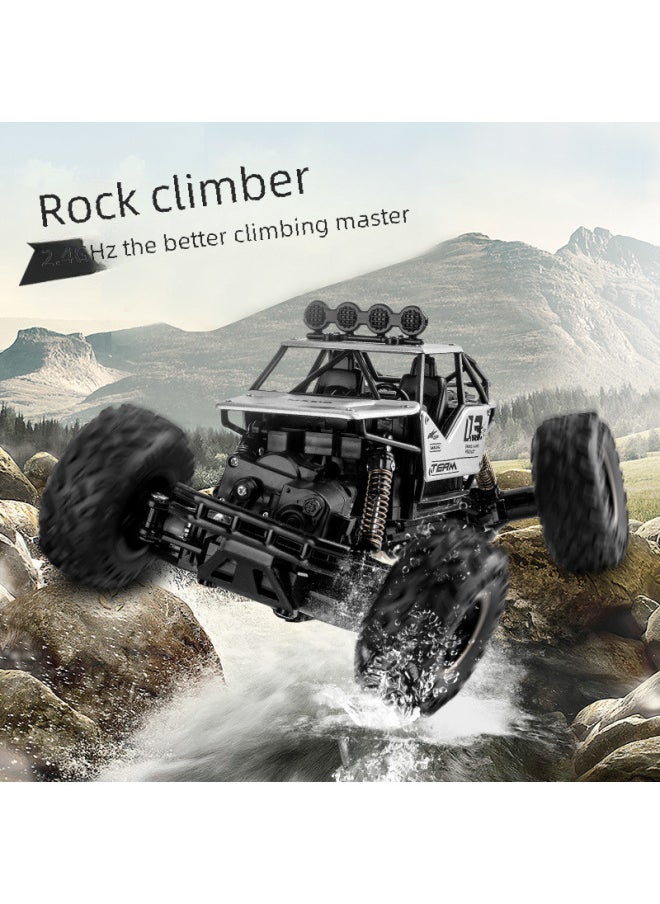 Generic 116 Alloy Four-wheel Drive Climbing Car Mountain Foot Monster Remote Control Children's Toy Model Rock Climbing Expert-Color:843 Braider  - Image 2