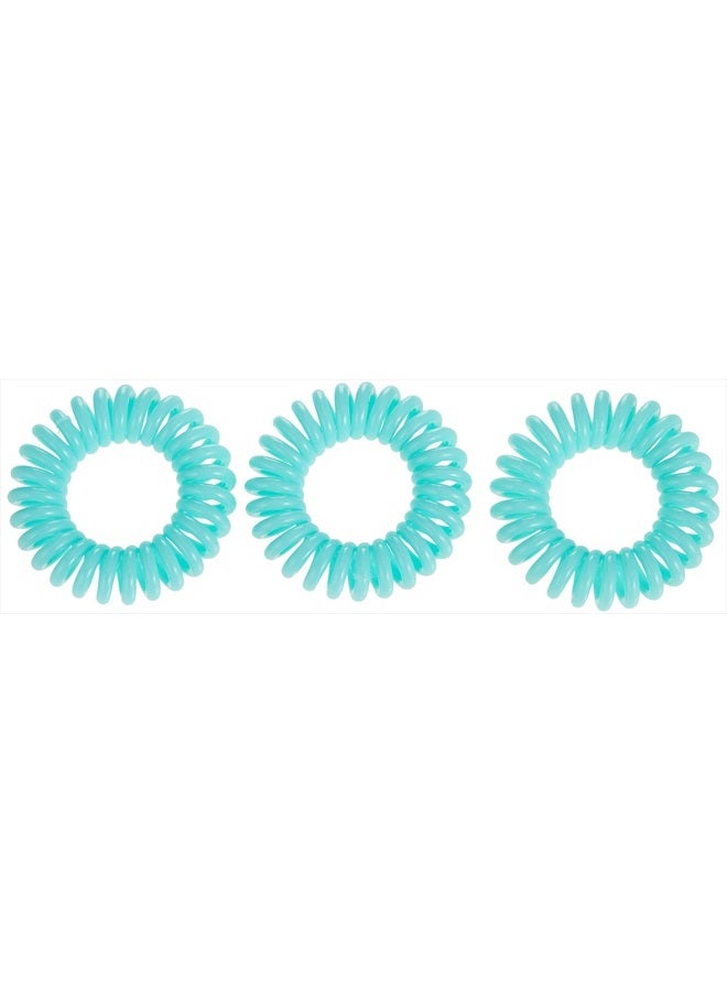 invisibobble Original Traceless Spiral Hair Ties with Strong Elastic Grip, Non-Soaking, Accessories for Women - Mint to Be (Pack of 3) - Image 1