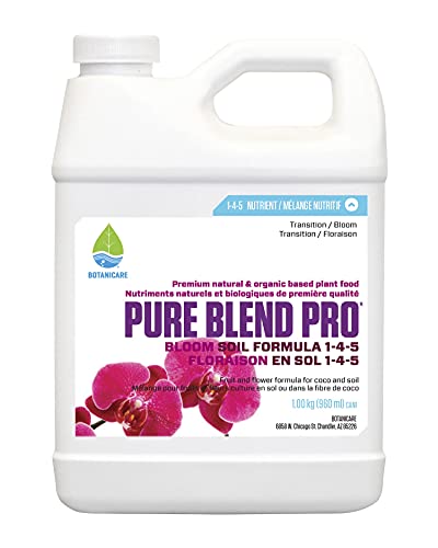 Botanicare Pure Blend Pro Bloom Soil, Nutrient for Fruit and Flowers, 1-4-5, 1 qt. - Image 1
