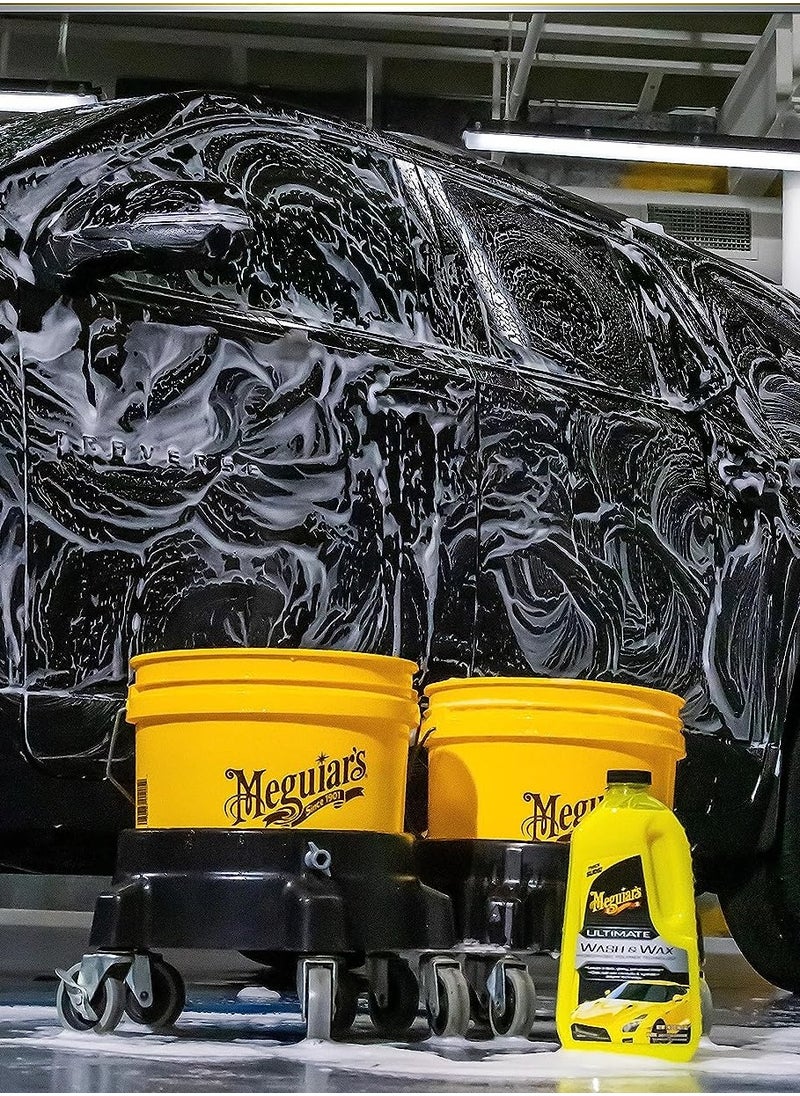 Meguiars Car Shampoo And Polish With An Ultra-Strong, Medium-Acid Formula To Protect All Types Of Car Paint  - Image 3