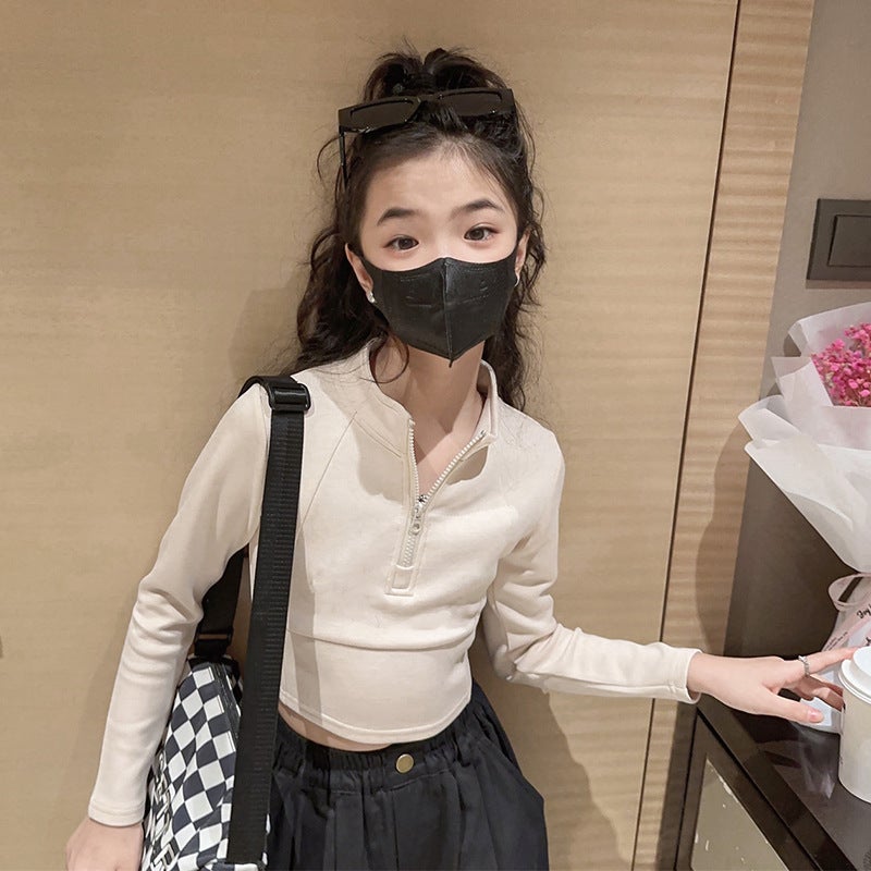 Girls' Pants Wide Leg Pants Street Dance Children'S Cushion Pants Spring 2023 New Little Girl Sports Pants - Image 1