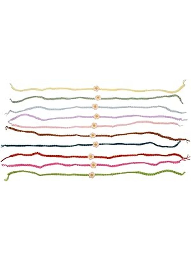 Medium Size Lightweight Knit Whelping Collars For Newborn Puppy Kitten Identification - Image 1