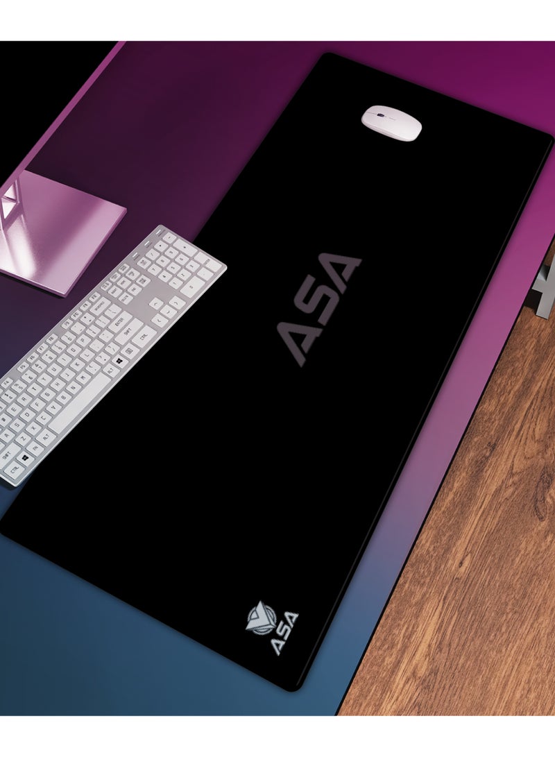 ASA Extended Mouse Pad 90x40cm Non-Slip Rubber Base with Stitched Edges, Smooth Cloth Surface, Waterproof - Image 3