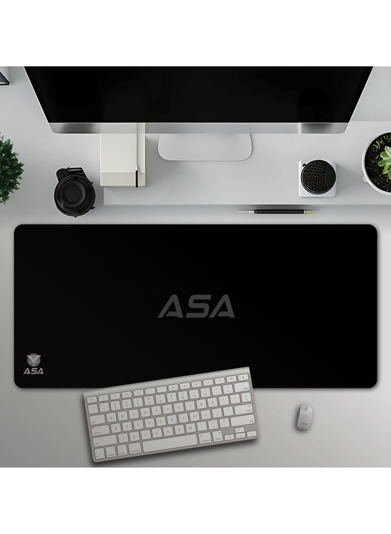 ASA Extended Mouse Pad 90x40cm Non-Slip Rubber Base with Stitched Edges, Smooth Cloth Surface, Waterproof - Image 2