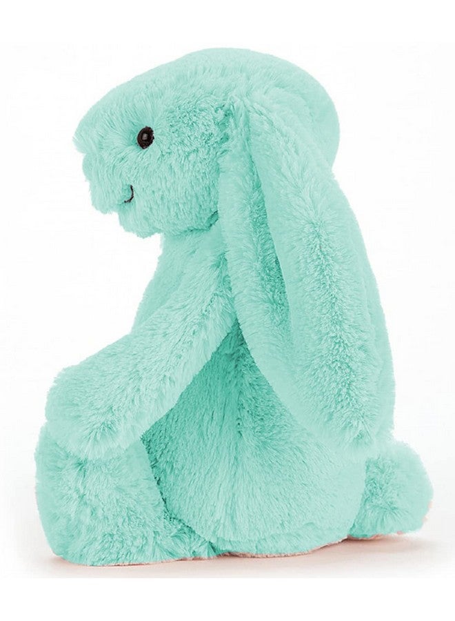 Mirada Cute Turquoise Bunny Soft Toy for Girls/Kids | Huggable Rabbit with Long Ears | Soft Stuffed Plush Animal |- 23cm - Image 2