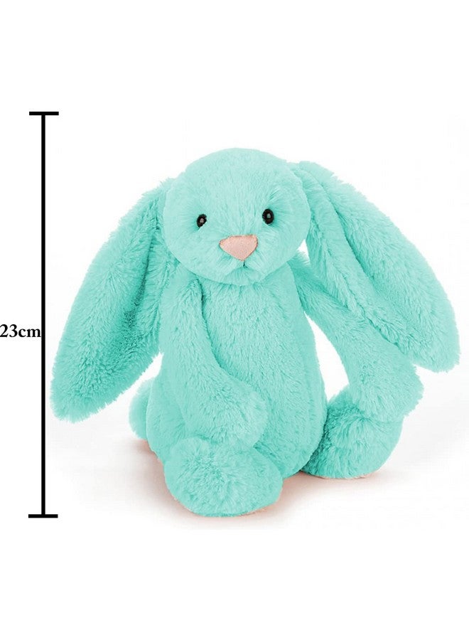 Mirada Cute Turquoise Bunny Soft Toy for Girls/Kids | Huggable Rabbit with Long Ears | Soft Stuffed Plush Animal |- 23cm - Image 4