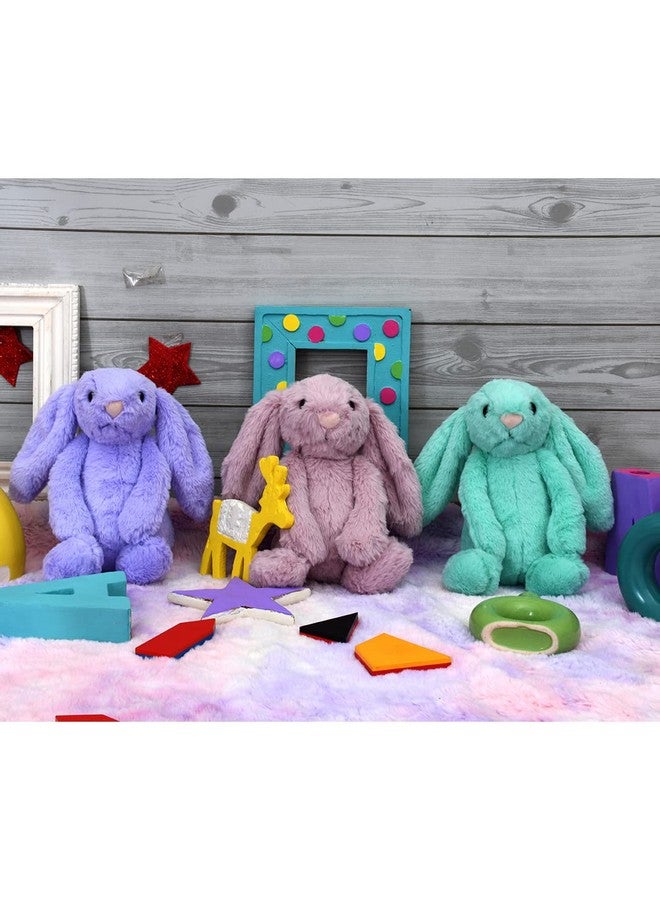 Mirada Cute Turquoise Bunny Soft Toy for Girls/Kids | Huggable Rabbit with Long Ears | Soft Stuffed Plush Animal |- 23cm - Image 5