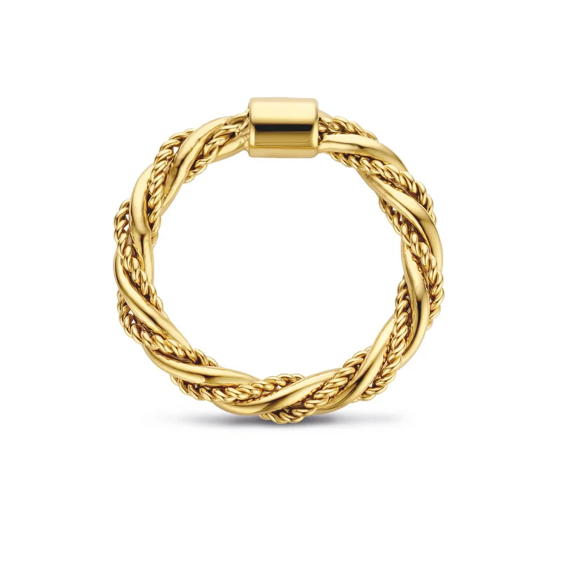 CERRUTI 1881 Giulia Gold Plated Finger Ring For Women