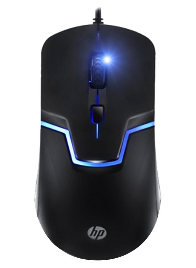 HP ماوس ضوئي سلكي طراز M100 للألعاب أسود - Image 1