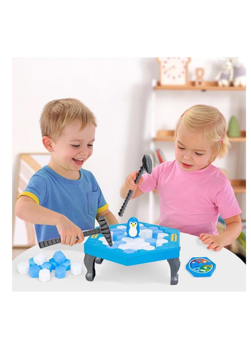 لعبة بازل طاولة مكعبات طرق وتكسير الثلج لإنقاذ البطريق للاطفال من اس اس، لعبة تكسير الثلج لتحرير البطريق من المصيدة هي نشاط للاطفال في الحفلات العائلية - Image 4