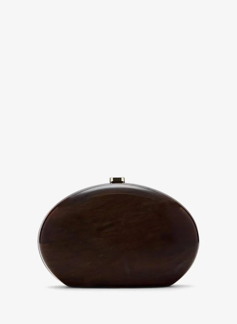 MANGO Oval clutch bag