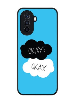 Rugged Black Edge case for Huawei nova Y71, Slim fit Soft Case Flexible Rubber Edges Anti Drop TPU Gel Thin Cover - Okay Okay