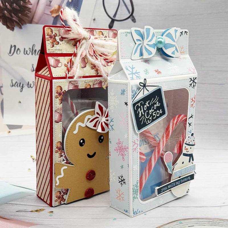 K.S. CRAFT KSCRAFT 2024 October Release Christmas Metal Cutting Dies Stencils for DIY Scrapbooking Decorative Embossing DIY Paper Card Hot Cocoa Pouch - Image 3