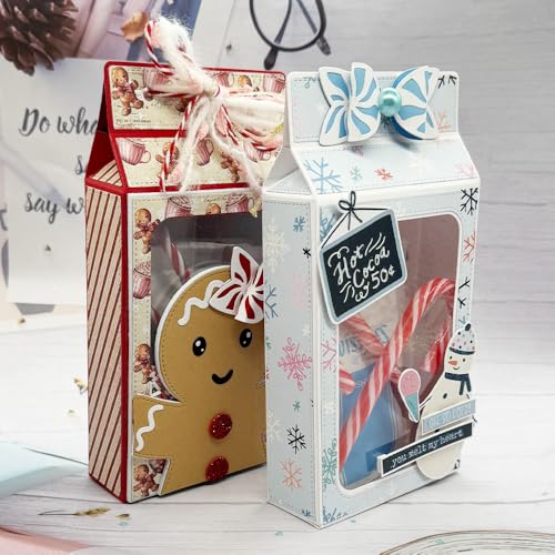 K.S. CRAFT KSCRAFT 2024 October Release Christmas Metal Cutting Dies Stencils for DIY Scrapbooking Decorative Embossing DIY Paper Card Hot Cocoa Pouch - Image 1