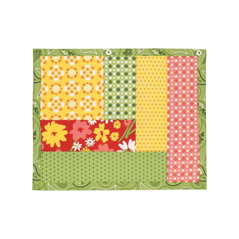 June Tailor Quilt As You Go Log Cabin Mug Mats 3 pack - Image 1