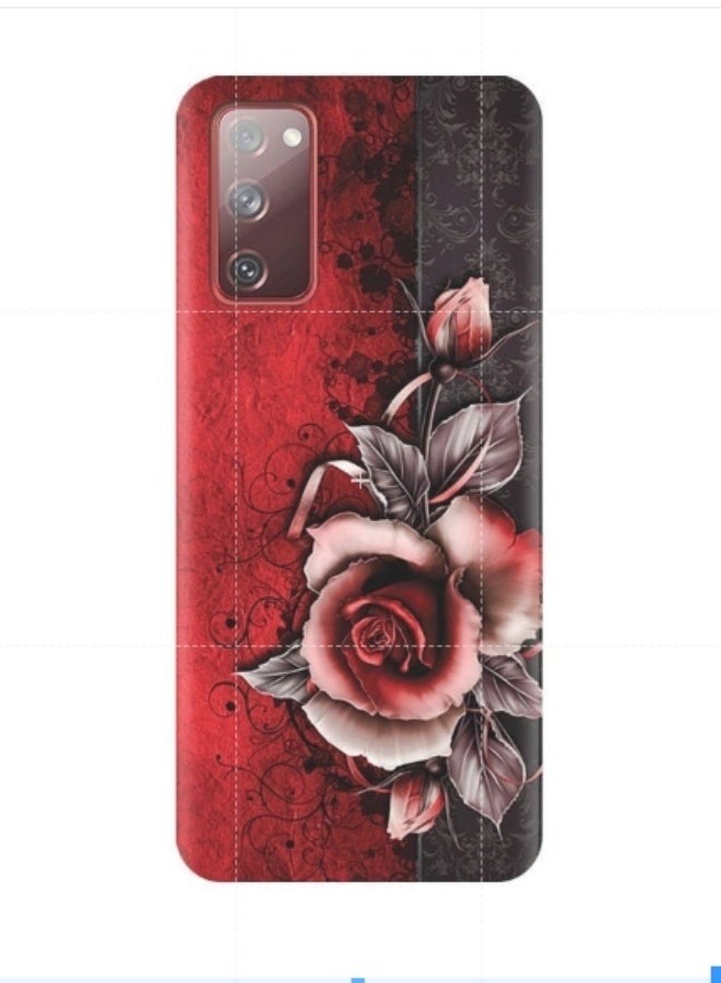 غطاء حماية واق لهاتف سامسونج جالاكسي S20 FE رمادي / أحمر / أسود