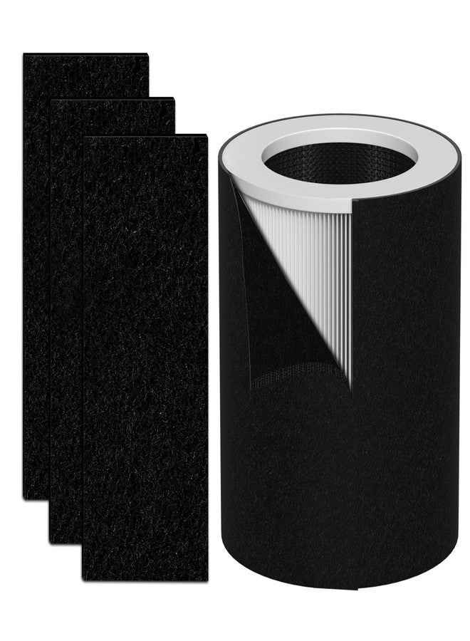 Fizerneer HP670 Replacement True HEPA Filter Set Compatible with Hunter HP670 Large Tower Filter, Part Number H-HF670-VP, 1 x HEPA + 4 x Activated carbon - Image 1
