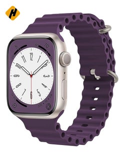 Ocean Band Straps for iWatch 49/45/44/42mm Apple Watch Ultra Series 8/7/SE/6/5/4 Smart Watch Strap (Purple)