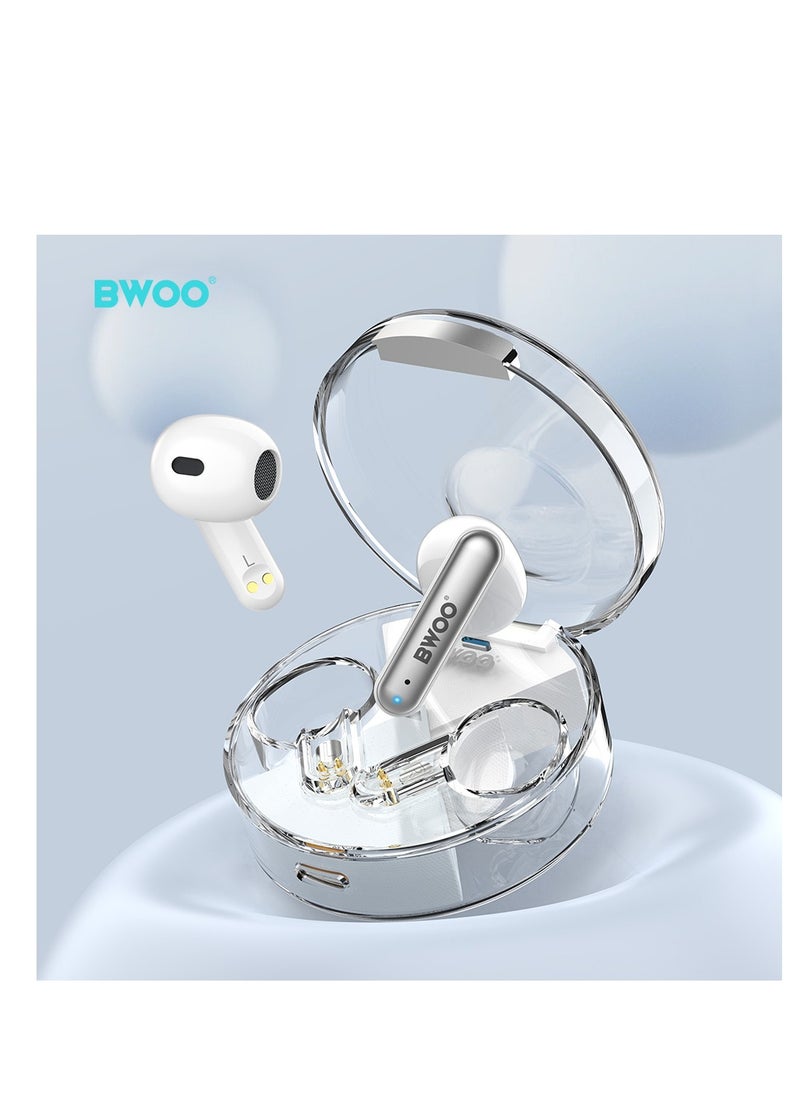 BWOO - Bwoo Stereo Wireless Transparent headset for Gaming and HD calls, Gaming Wireless Headset - Image 1