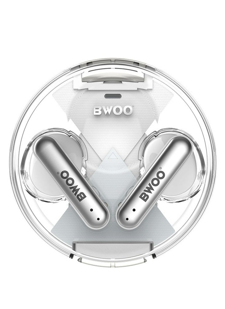 BWOO - Bwoo Stereo Wireless Transparent headset for Gaming and HD calls, Gaming Wireless Headset - Image 1