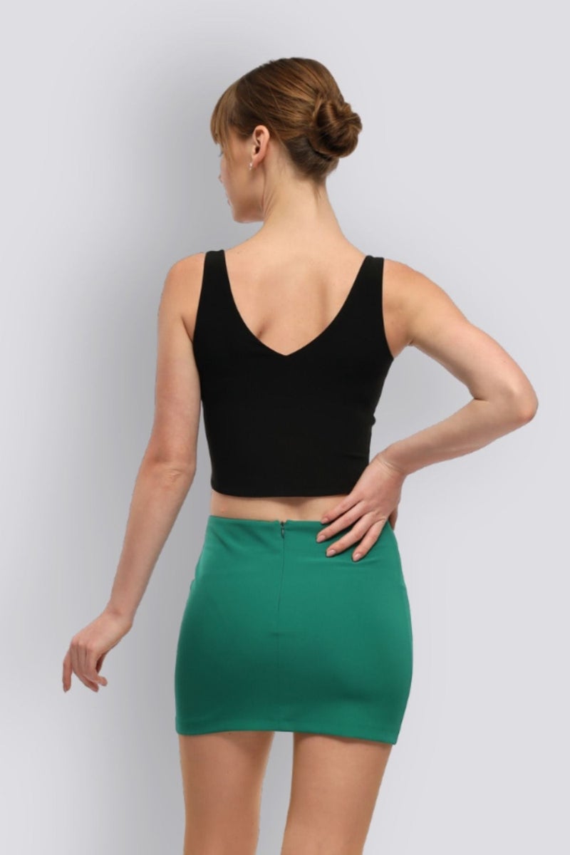 HOX'S Mu | Slim Fit Mini Skirt - Benetton Green  - Image 4