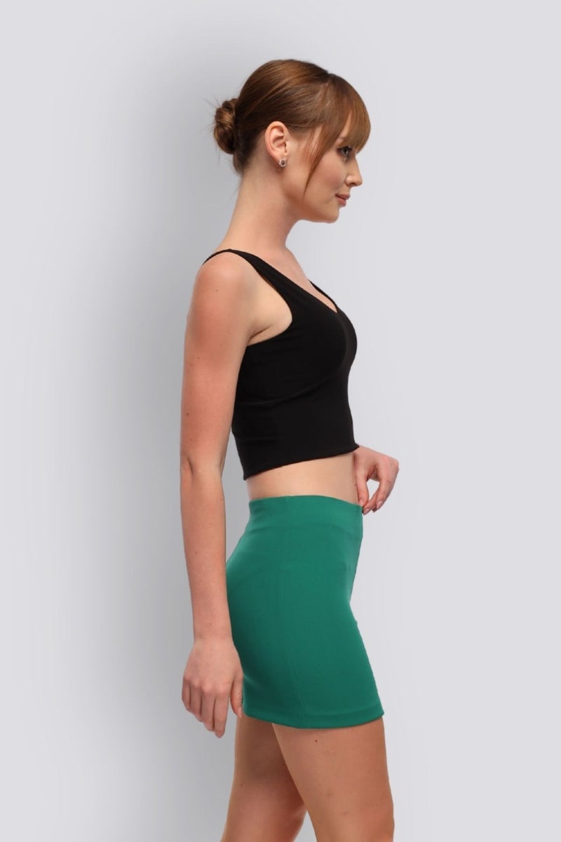 HOX'S Mu | Slim Fit Mini Skirt - Benetton Green  - Image 2