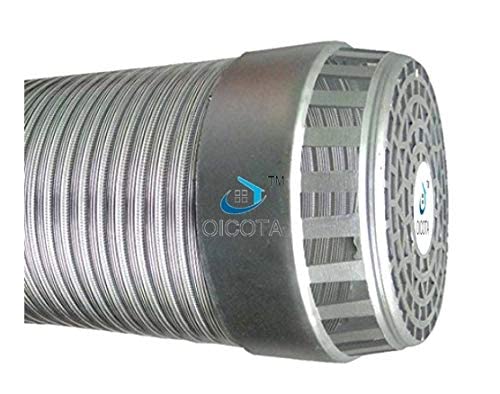 OICOTA Chimney Exhaust Pipe Expended Upto 10 ft (4 in Pipe with Cowl Cover) - Image 1