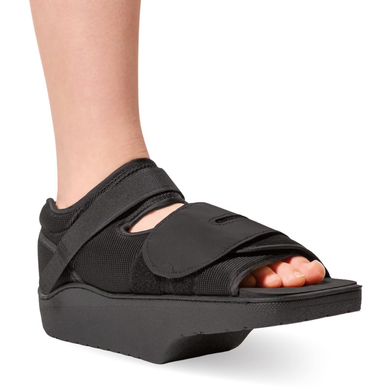 BraceAbility Forefoot Offloading Post-Op Shoe - Non-Weight Bearing Medical Wedge Boot for Diabetic Foot Ulcer, Metatarsal Fracture, Broken Toe, Bunion, Hammer Toe Surgery - Fits Men and Women (M) - Image 1