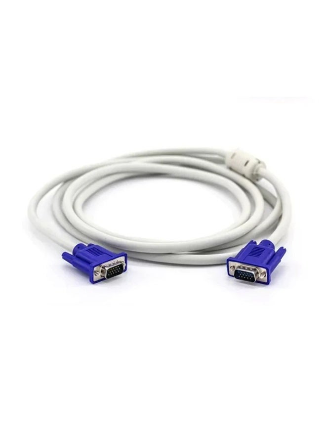 Heavy Duty High Speed VGA Cable 1.5m – Male to Male – Premium Quality Video Transmission - Image 1