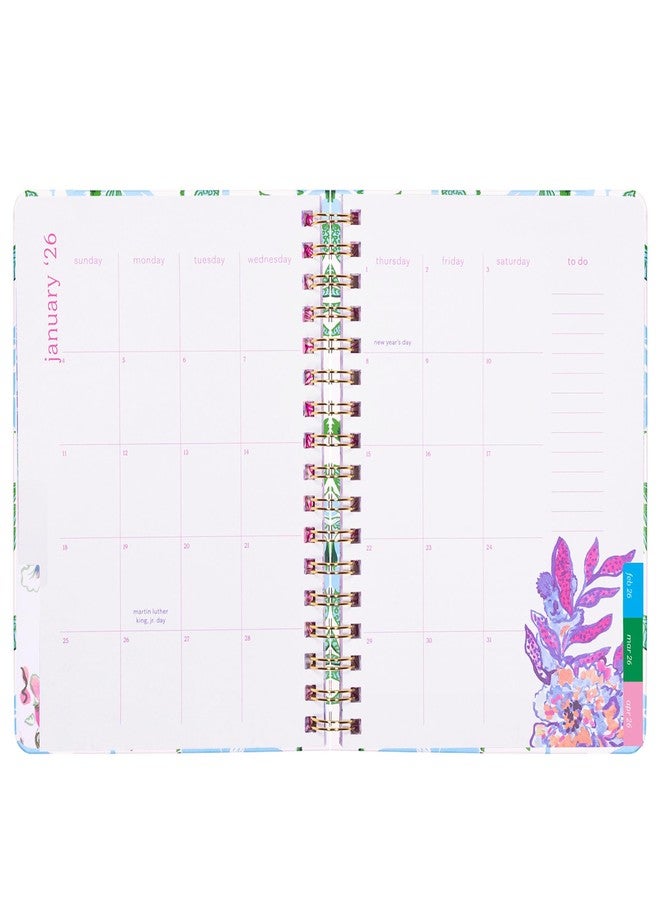 Lilly Pulitzer Large Monthly Planner January 2026 - December 2026, Monthly Agenda & Calendar, Stickers, Pockets, & Spiral Binding (Swayin in the Breeze) - Image 4