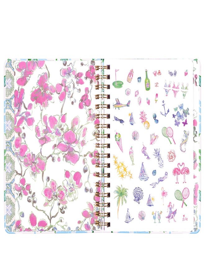 Lilly Pulitzer Large Monthly Planner January 2026 - December 2026, Monthly Agenda & Calendar, Stickers, Pockets, & Spiral Binding (Swayin in the Breeze) - Image 5