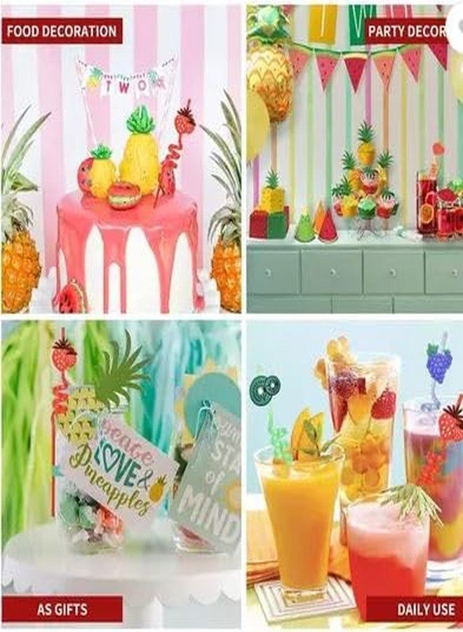 ماصة شرب ملونة، متعددة الألوان، عبوة من 4 قطع، بلاستيكية - Image 3